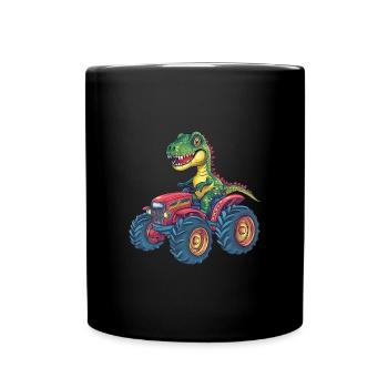 T-Rex Enfants Animaux - Mug uni - noir - Devant