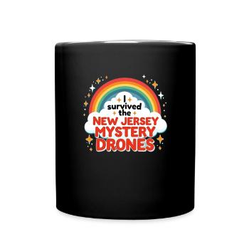 I survived the New Jersey Mystery Drones - Full Colour Mug - black - Front