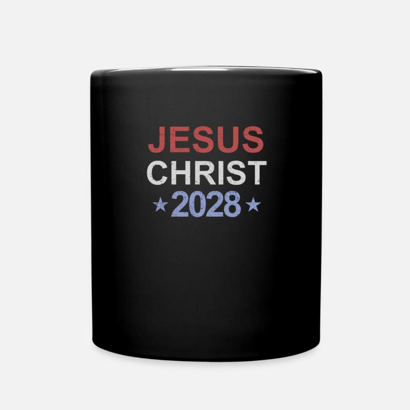 Jesus Christus 2028 Wählen Sie Jesus - Tasse einfarbig - Schwarz