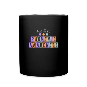 Phonemic Awareness Sprache - Tasse einfarbig - Schwarz - Vorne