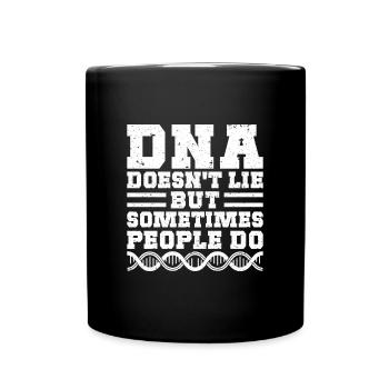 Analyste médico-légal L’ADN ne ment pas Brigade criminelle Laboratoire - Mug uni - noir - Devant