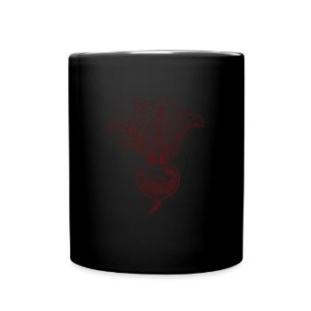 Vintage Beetroot Retro Beetroot - Full Colour Mug - black - Front