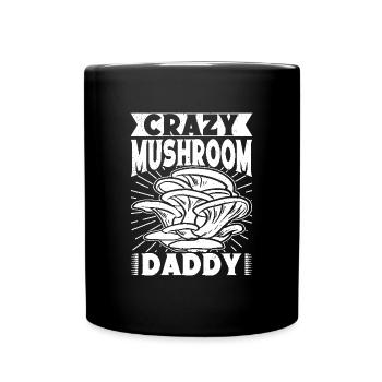 Morilles Champignon Crazy Mushroom Daddy Mushroom - Mug uni - noir - Devant