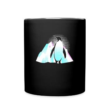 Pingouin - Mug uni - noir - Devant