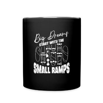 Skateboard Art For Boys Girls Men Skateboard Gifts - Full Colour Mug - black - Front