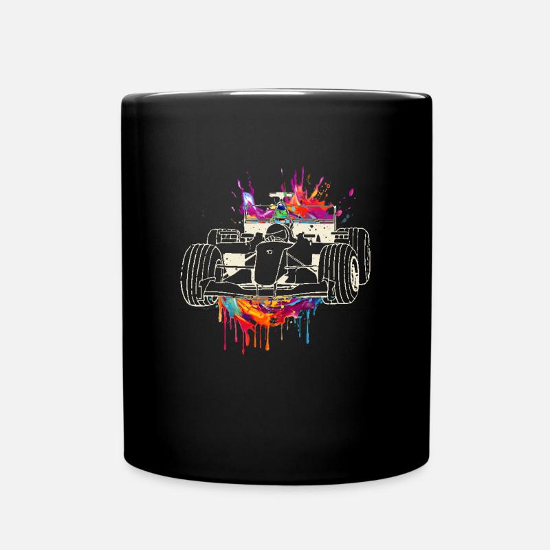 Grand-Prix-Rennfahrer - Tasse einfarbig - Schwarz