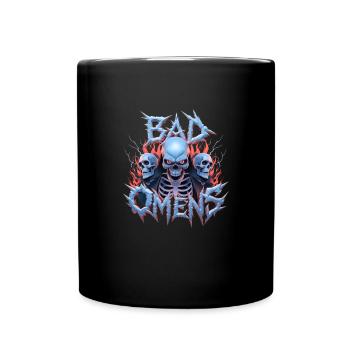 Bad Omens Skeleton Grunge Goth Men's Bad Omens - Tasse einfarbig - Schwarz - Vorne