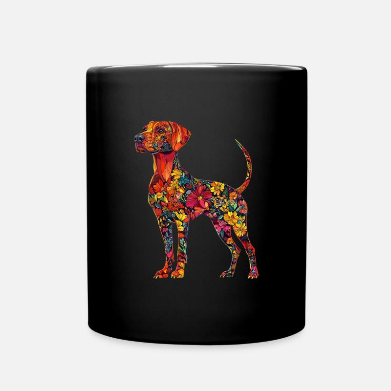 Rhodesian Ridgeback - Tasse einfarbig - Schwarz