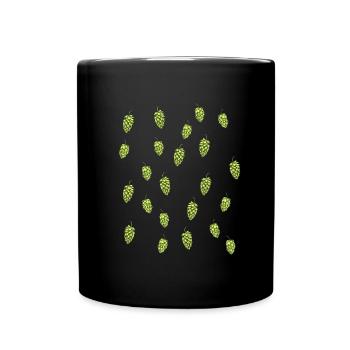 Hopfen Biertrinker Herrenbrauen IPA Hopfen - Tasse einfarbig - Schwarz - Vorne