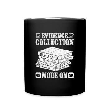 Forensic Analyst Evidence Mode On Squad Crime Lab - Full Colour Mug - black - Front