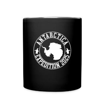 Familienkreuzfahrturlaub der Antarktis-Expedition - Tasse einfarbig - Schwarz - Vorne