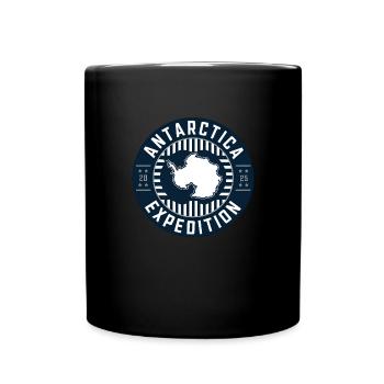Familienkreuzfahrturlaub der Antarktis-Expedition - Tasse einfarbig - Schwarz - Vorne