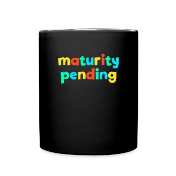 Fälligkeit steht noch aus Kid Core Funny Brat GenK - Full Colour Mug - black - Front