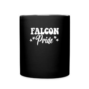 Falcon Pride High School Falcons Sports Team - Full Colour Mug - black - Front