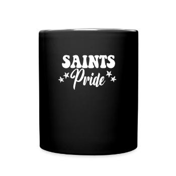 Saints Pride High School Saints Sports Team Sa - Full Colour Mug - black - Front