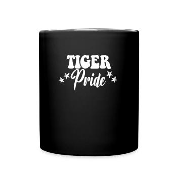 Tiger Pride High School Tigers Sportmannschaft Tig - Tasse einfarbig - Schwarz - Vorne