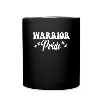 Warrior Pride High School Warriors Sports Team - Mug uni - noir - Devant