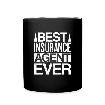 Costume d’agent d’assurance Meilleur de tous les temps Medicare - Mug uni - noir - Devant