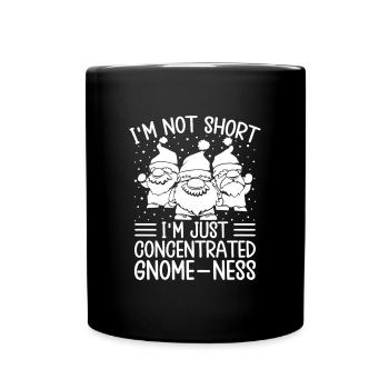 Gnome Costume Men Not Short Just Gnome-Ness Gnome - Full Colour Mug - black - Front