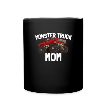 Maman Monster Truck - Mug uni - noir - Devant