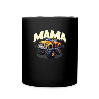 Maman Monster Truck - Mug uni - noir - Devant