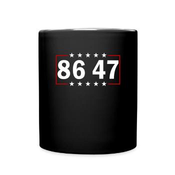 86 47 Anti- Subtiler Anti- 8647 - Tasse einfarbig - Schwarz - Vorne