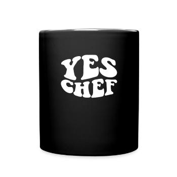 Chef Drôle Restaurant Cuisine Chef - Mug uni - noir - Devant