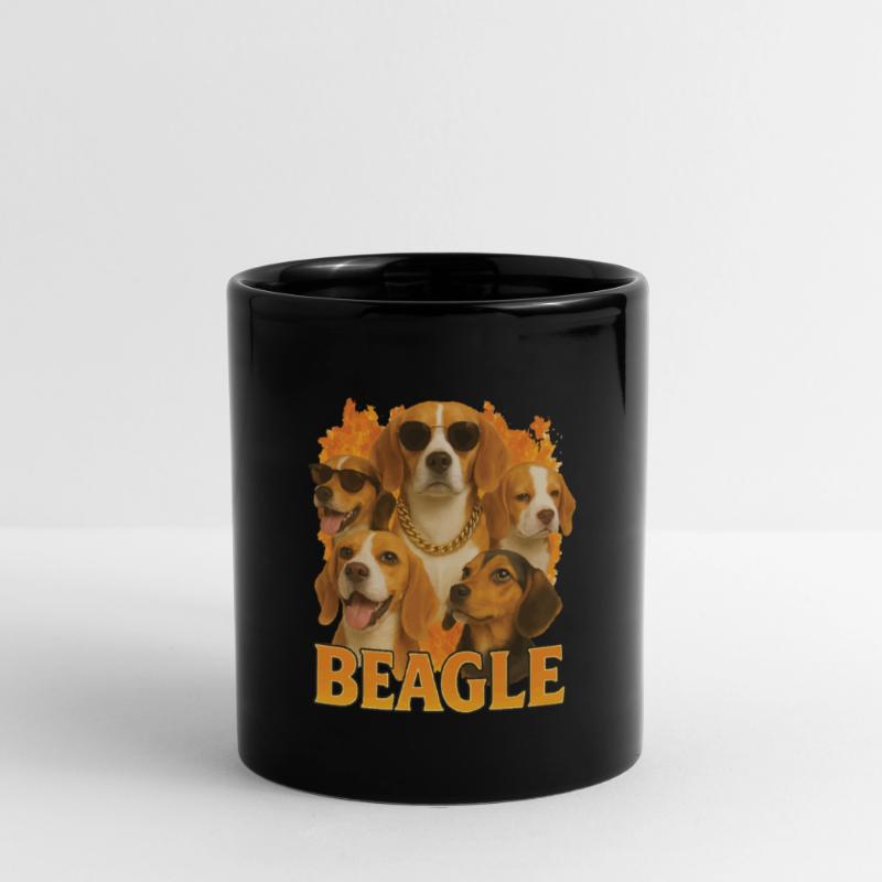 Beagle Tasse einfarbig