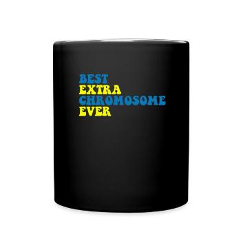 Bestes Extra-Chromosom-Down-Syndrom-Bewusstsein al - Tasse einfarbig - Schwarz - Vorne