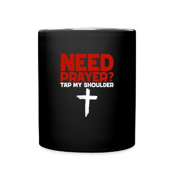 Besoin d’une prière, tapez mon école - Mug uni - noir - Devant