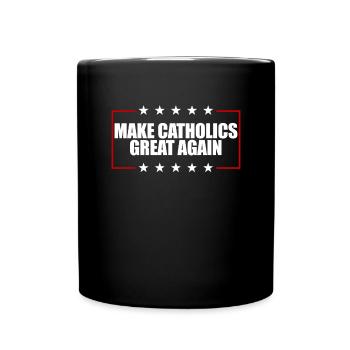 Rendez aux catholiques leur grandeur, Église de Jésus - Mug uni - noir - Devant