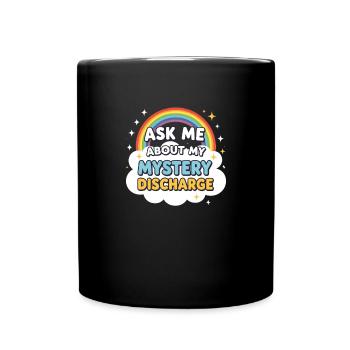 Ask me about my mysterious dismissal - Full Colour Mug - black - Front