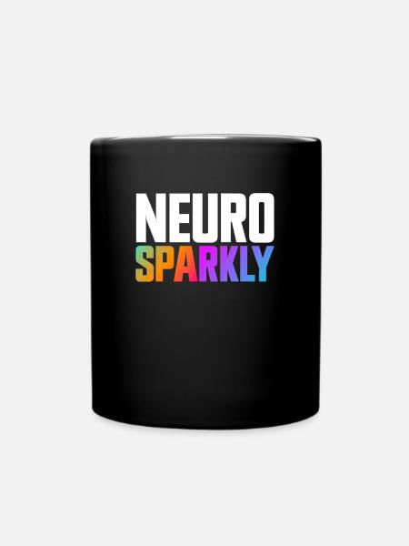 Neuro Sparkly Neurodiversité Sensibilisation à l’autisme - Mug uni - noir