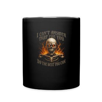 I can't answer that for you. Do your - Full Colour Mug - black - Front