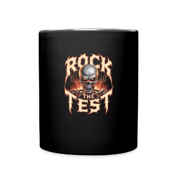 Rock The Test Drôle Journée de test Motivation The Test - Mug uni - noir - Devant