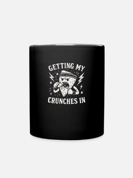 My Gym Crunches Do Fun Chi - Full Colour Mug - black