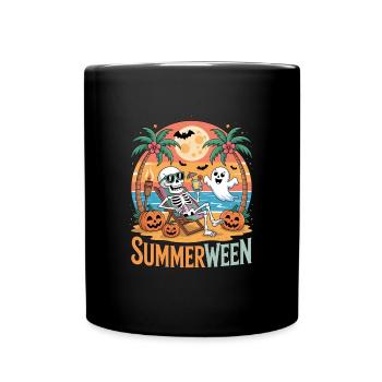 Summerween Halloween Abenteuer - Tasse einfarbig - Schwarz - Vorne