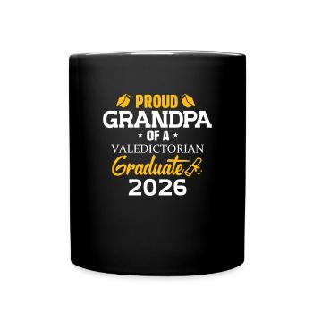 Grandpa of the family of the best graduate of the year 20 - Full Colour Mug - black - Front