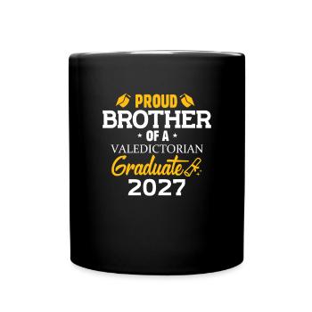 Frère de la famille du meilleur diplômé de l’année - Mug uni - noir - Devant