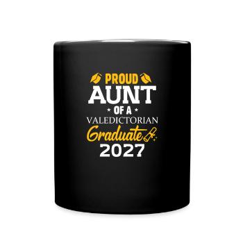 Tante de l’une des meilleures diplômées de l’année 2027 Famille - Mug uni - noir - Devant