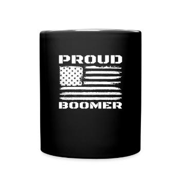 Stolze Boomer Baby Boomer Generation Stolzer Boome - Tasse einfarbig - Schwarz - Vorne