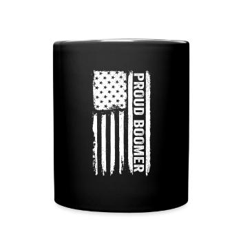 Stolze Boomer Baby Boomer Generation Stolzer Boome - Tasse einfarbig - Schwarz - Vorne