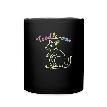 Toodle-oo Kangourou Australie Lover Kangourou - Mug uni - noir - Devant