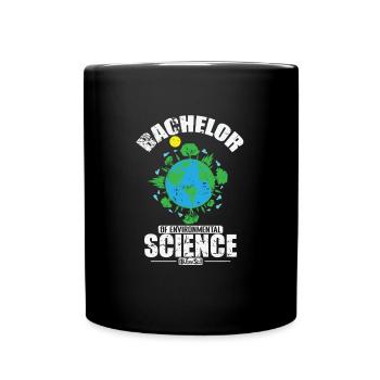 Bachelor of Environmental Science Umweltschutz - Tasse einfarbig - Schwarz - Vorne
