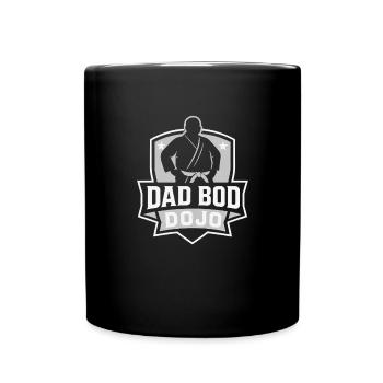 Dad Bod Dojo Lustiges Karate MMA Herren Dad Bod - Tasse einfarbig - Schwarz - Vorne