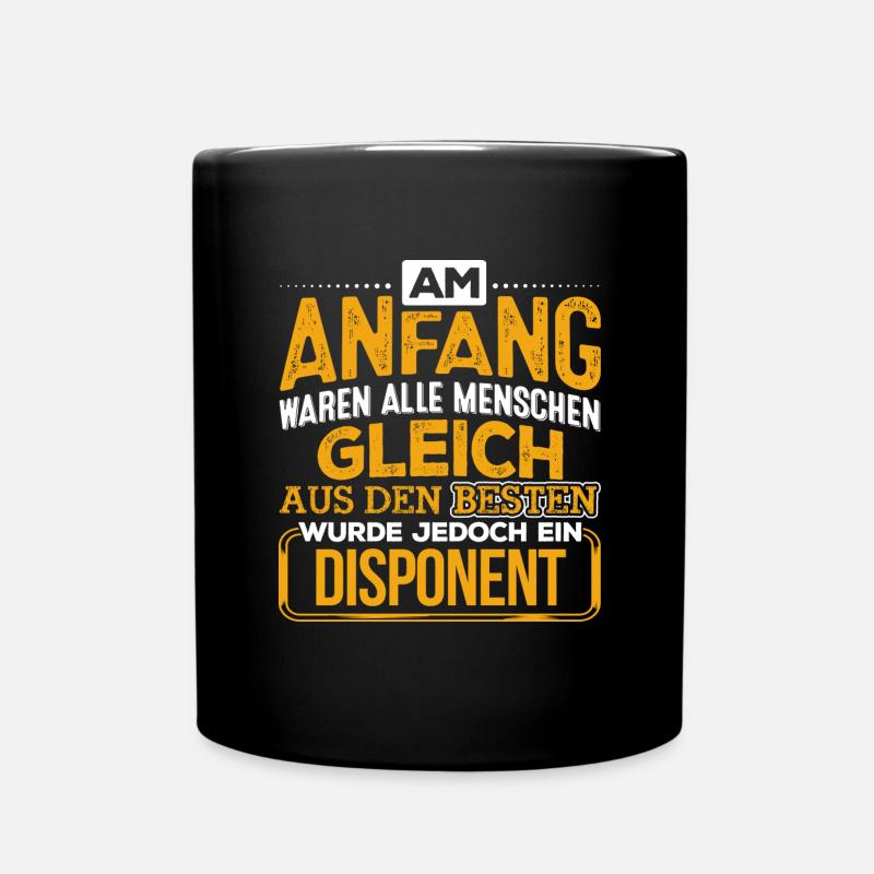 DISPONENT - Der Beste - Tasse einfarbig - Schwarz