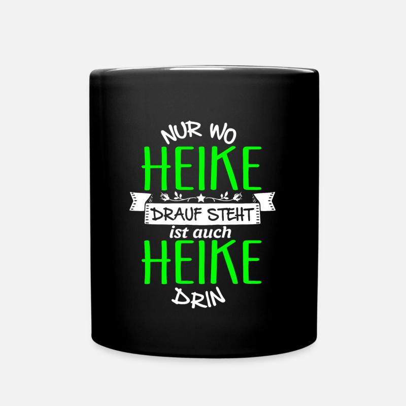 HEIKE die Echte - Tasse einfarbig - Schwarz