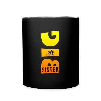 Big Big Sister - Tasse einfarbig - Schwarz - Vorne