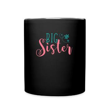 Big Sister - Tasse einfarbig - Schwarz - Vorne