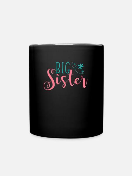 Big Sister - Tasse einfarbig - Schwarz